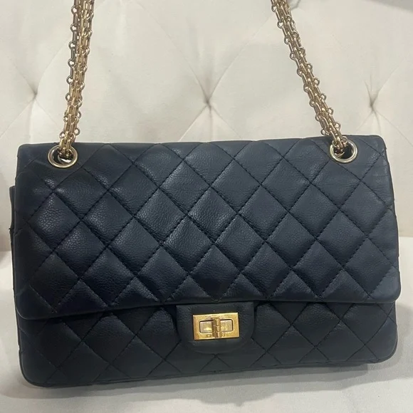 Chanel Double Flap Calfskin Reissue 2.55 Medium Bag - Picture 8 of 12